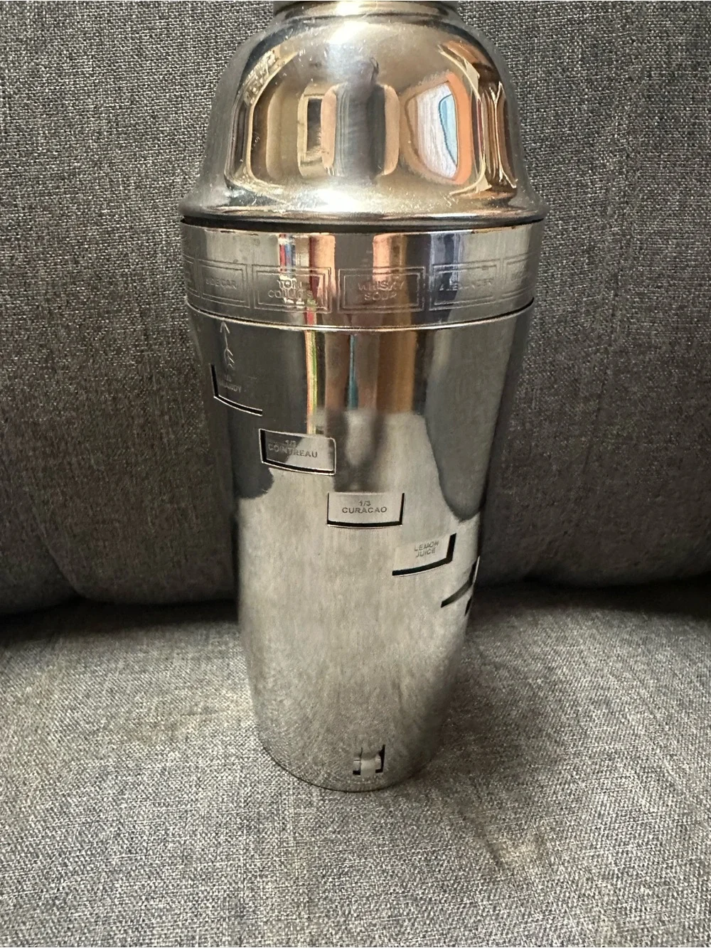 Pottery Barn Stainless Steel Cocktail Shaker - Dial-a-Cocktail